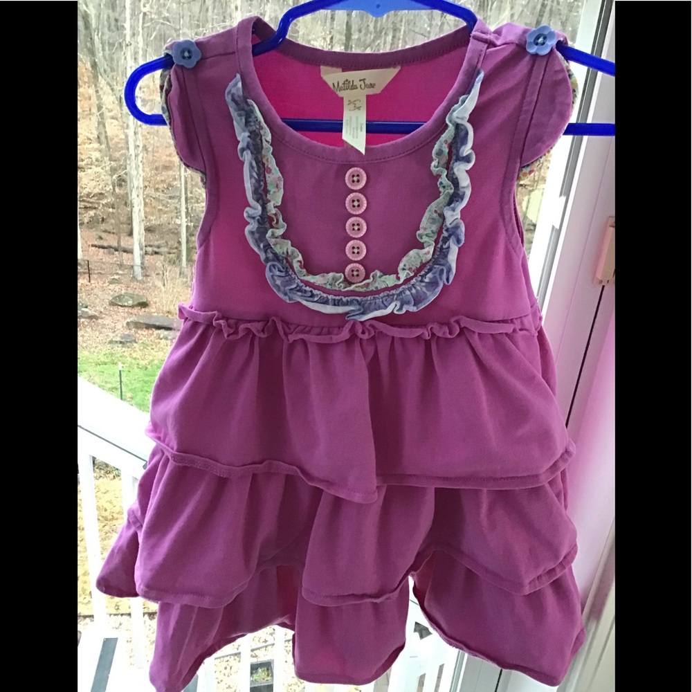 Matilda Jane fuchsia colored dress size 2